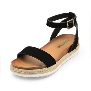 Dream Paris Ankle Strap Platform Espadrilles Sandals NWOT